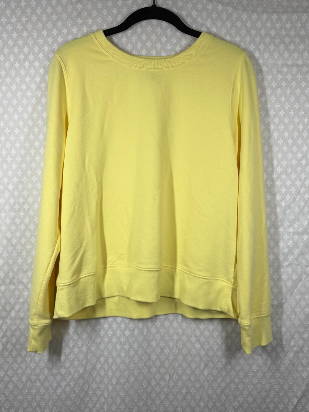 Athleta Yellow Crew Neck Sundown Sweatshirt